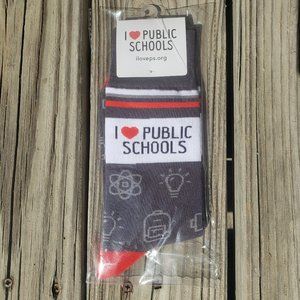 I Heart Public Schools Socks